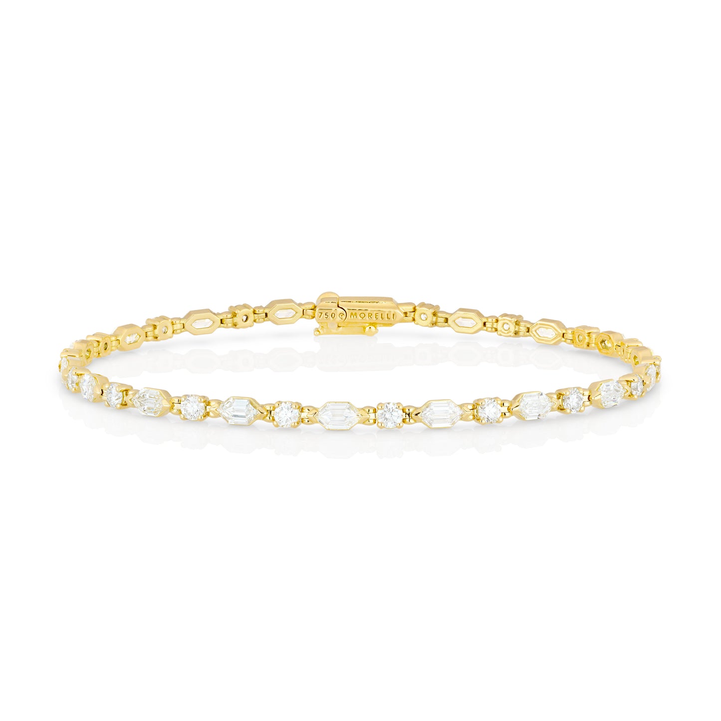 Elongated Diamond Bracelet