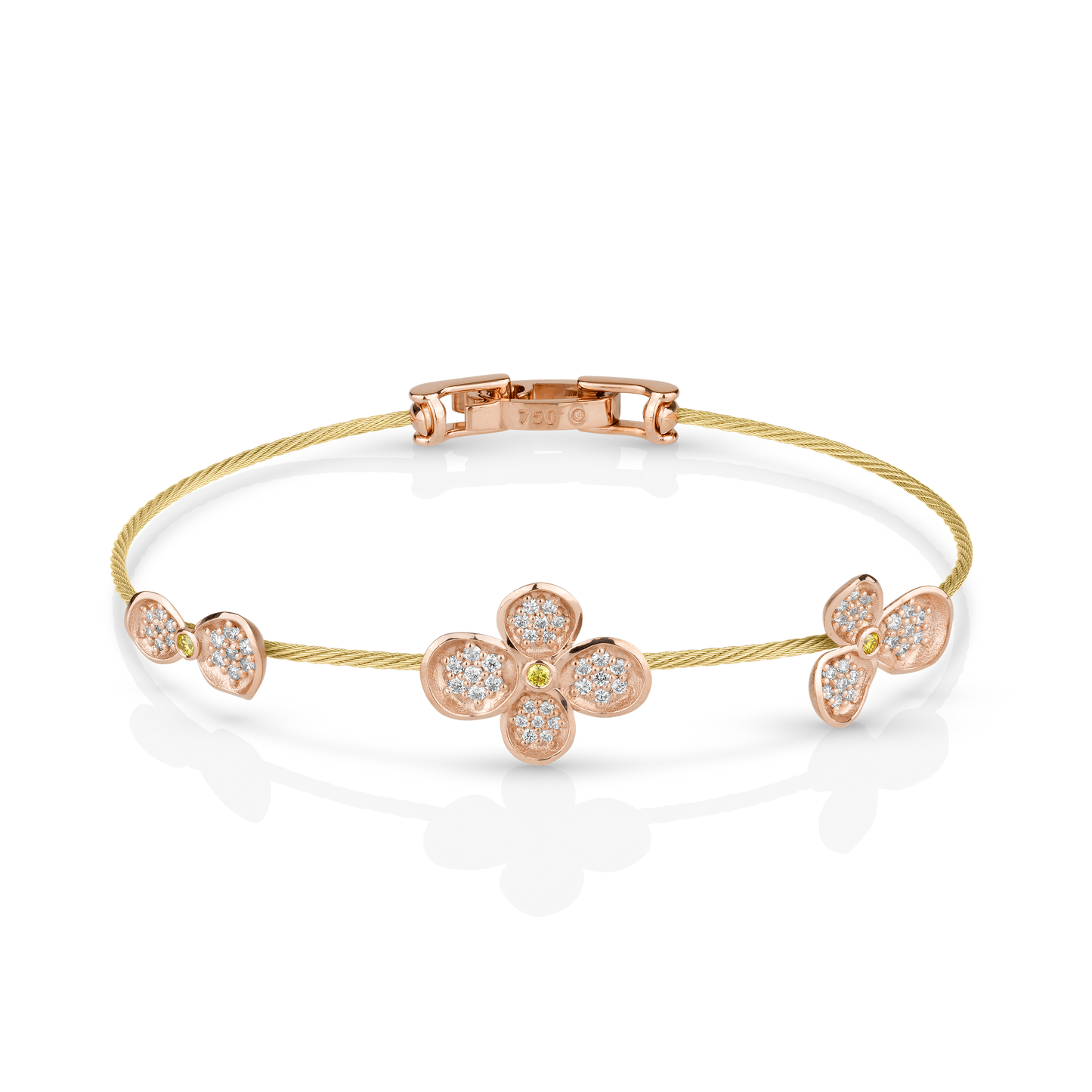 Forget Me Not Single Wire Bracelet
