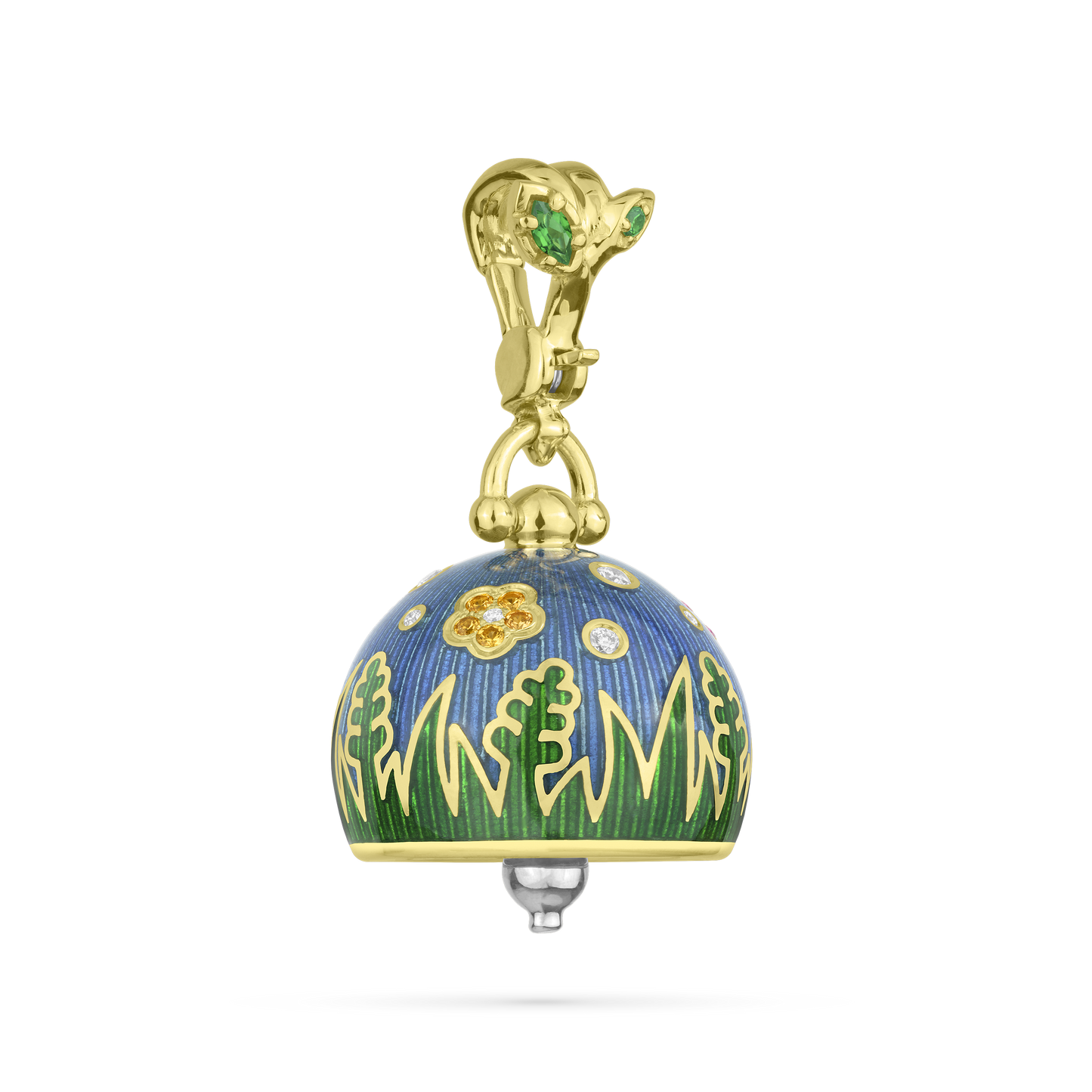 Wild Child Grass Enamel Meditation Bell