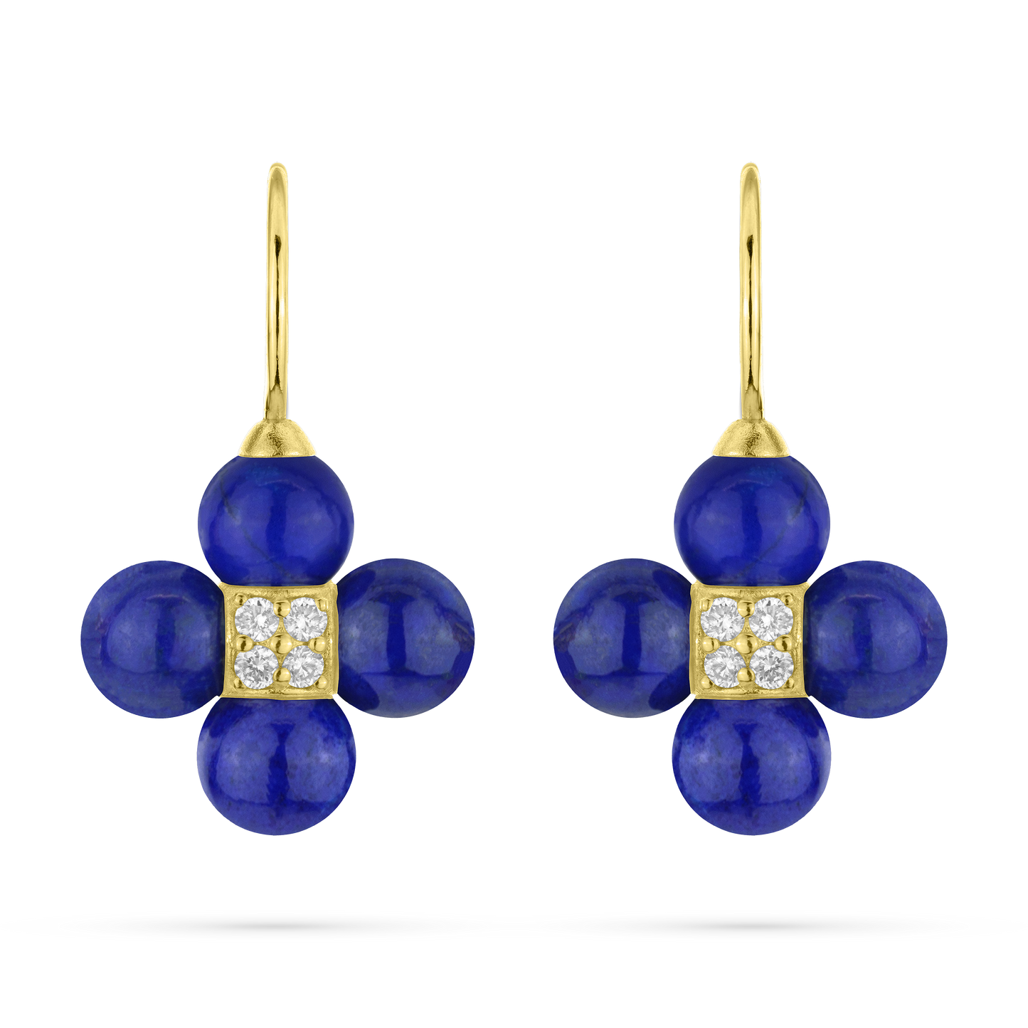 lapis drop earrings