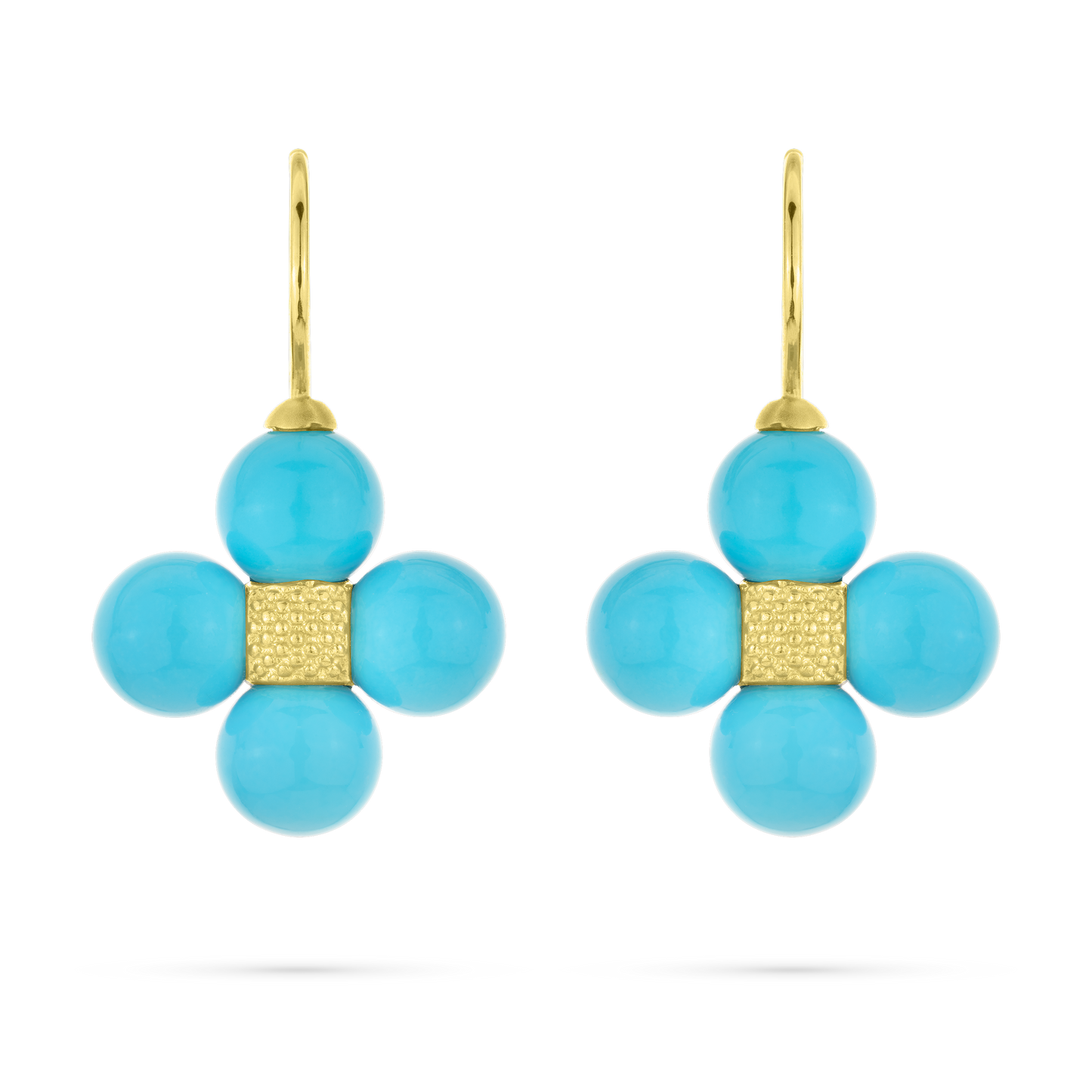 Turquoise Sequence Drop Earrings