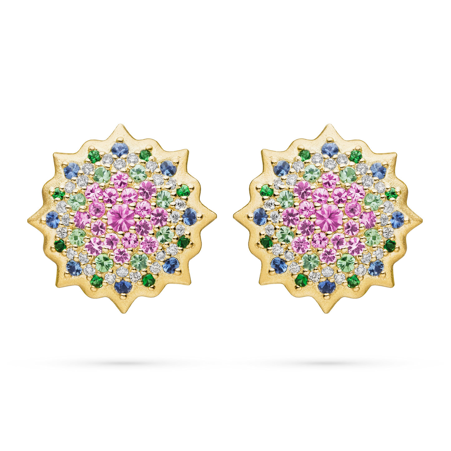 Mandala Stud Earrings