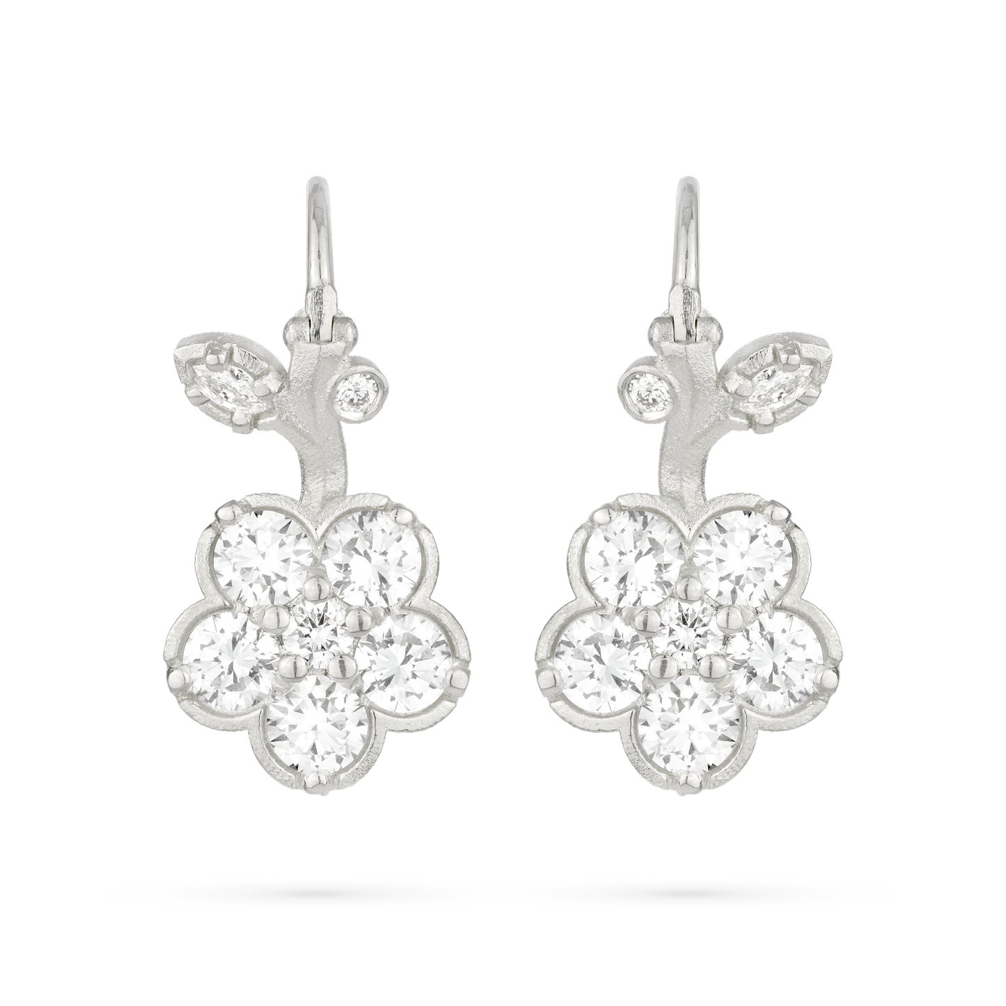 Wild Child Diamond Drop Earrings on a Wire