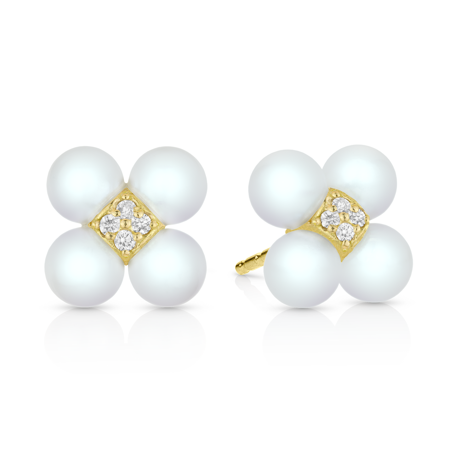 Pearl Sequence Stud Earrings