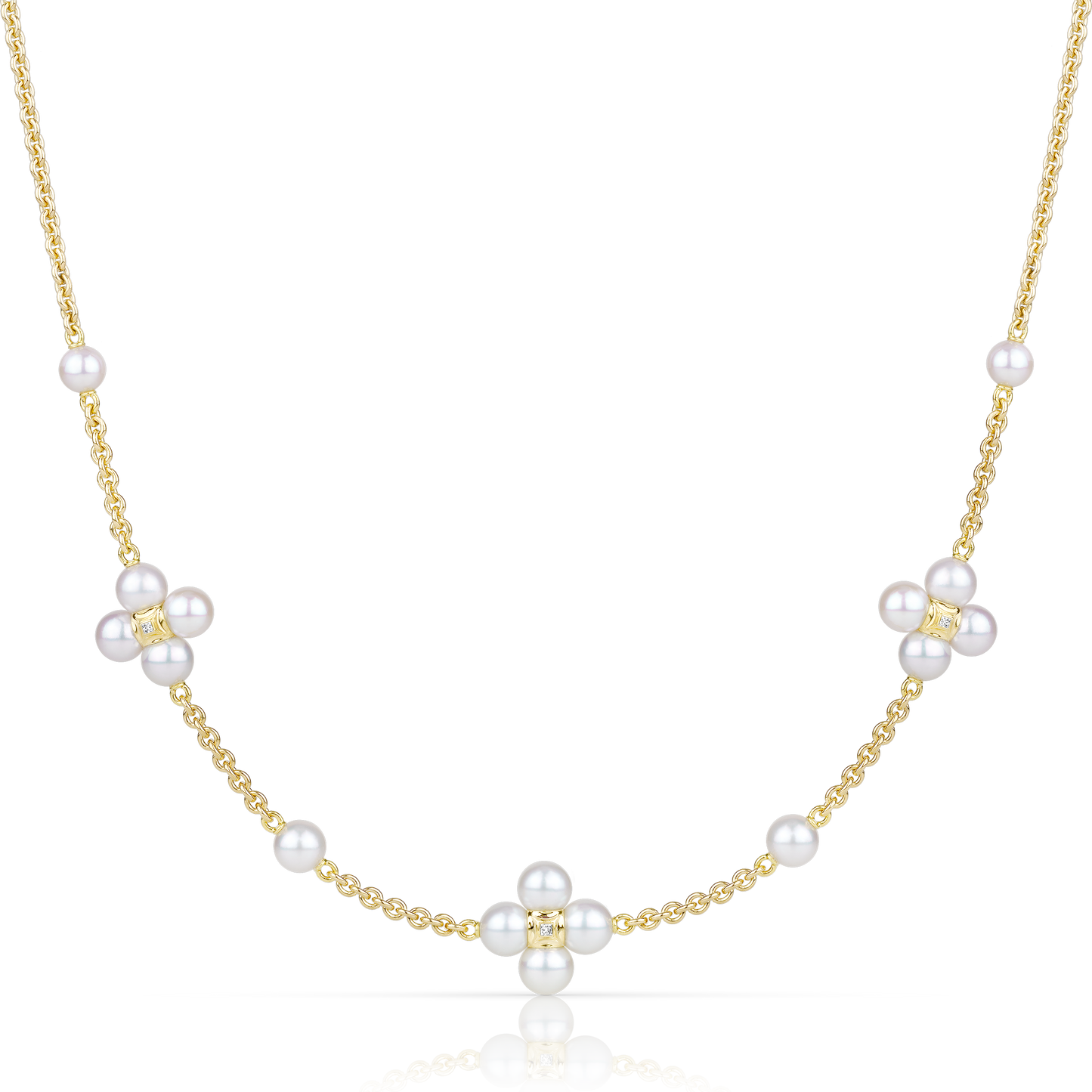 Large Pearl Sequence Necklace