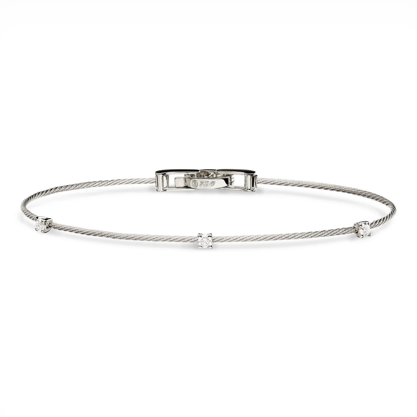 Single Unity Bracelet With 3 Diamonds