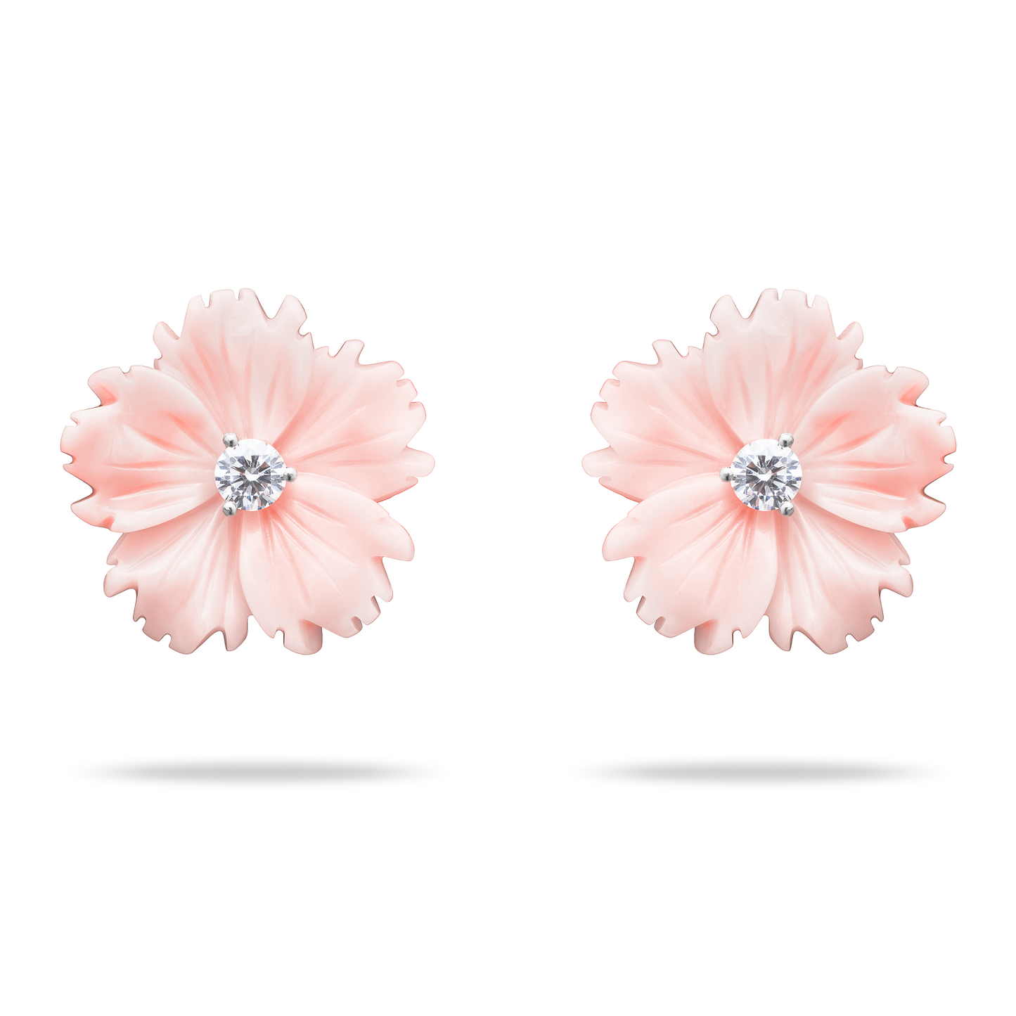 Conch Posy Stud Earrings