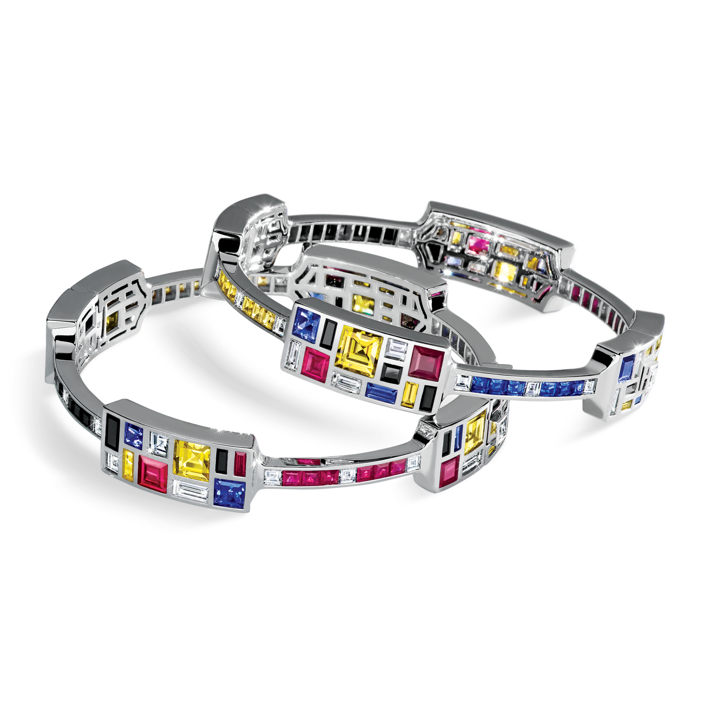 De Stijl Hinged Bracelet