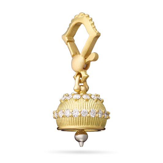 Meditation Bell With Diamonds