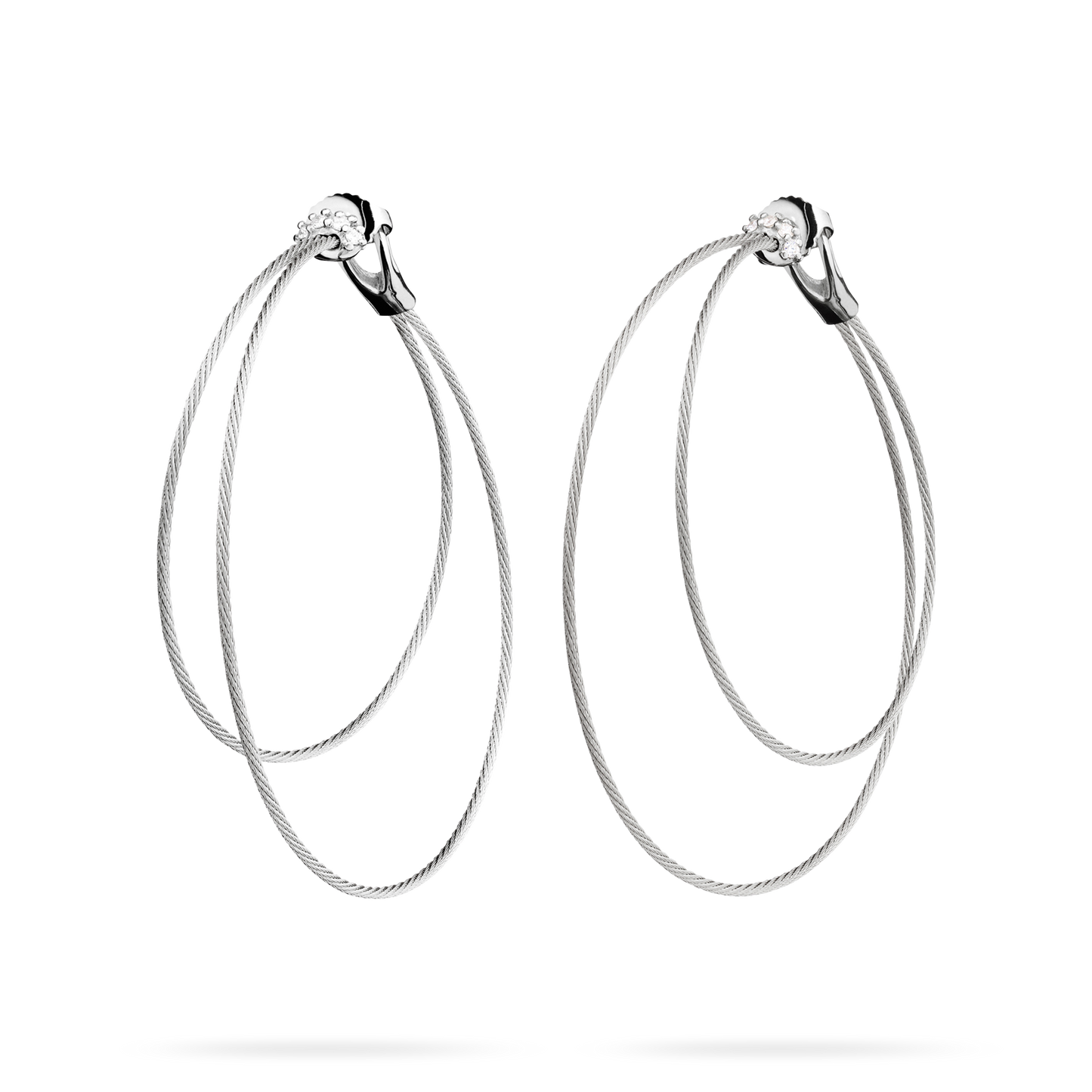 Double Unity Hoop Earrings