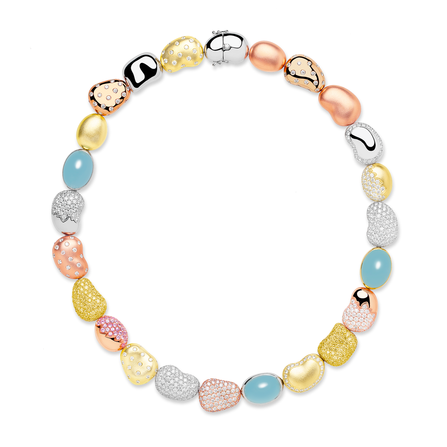Grand Pebble Necklace (Spring Version)