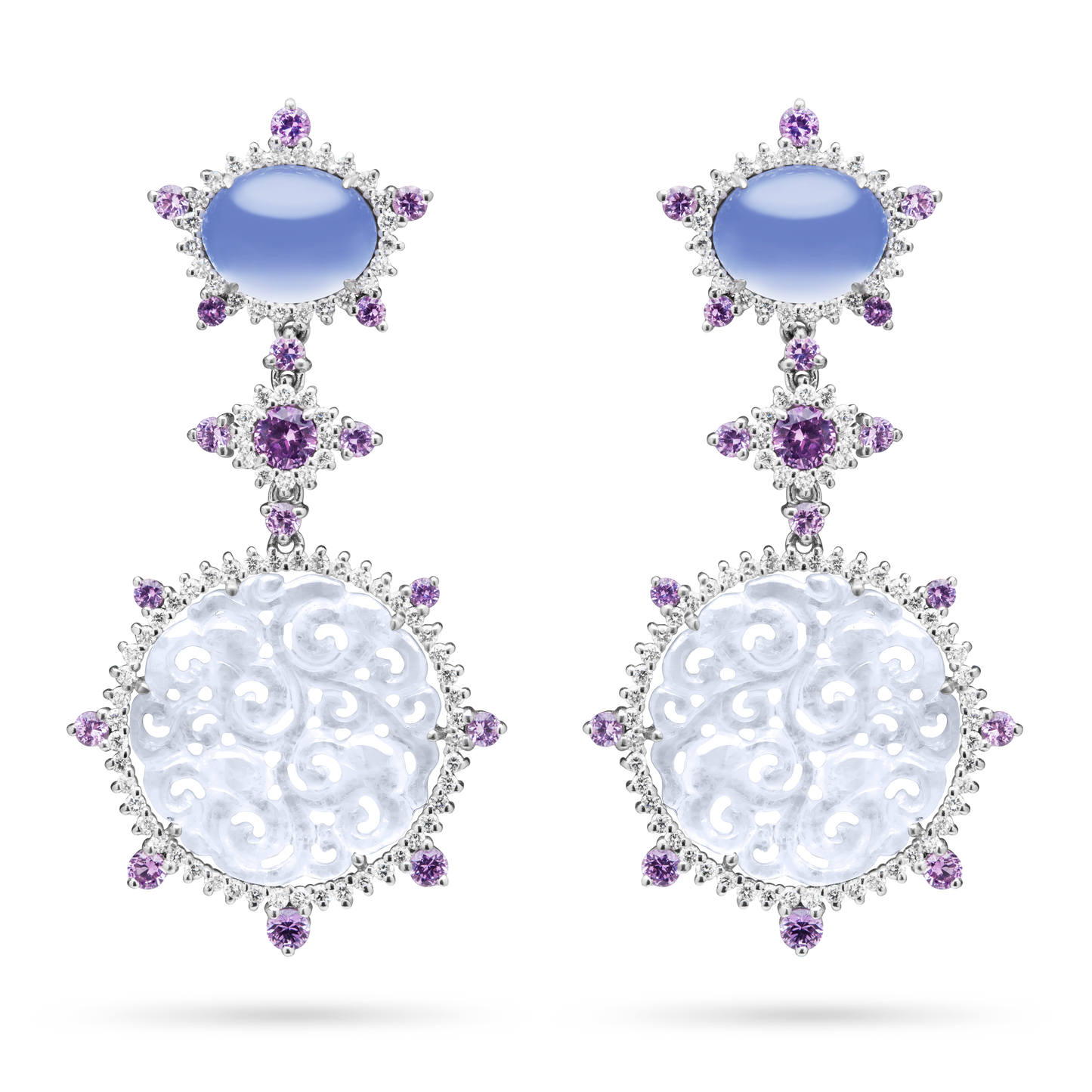 Icy Jade Earring