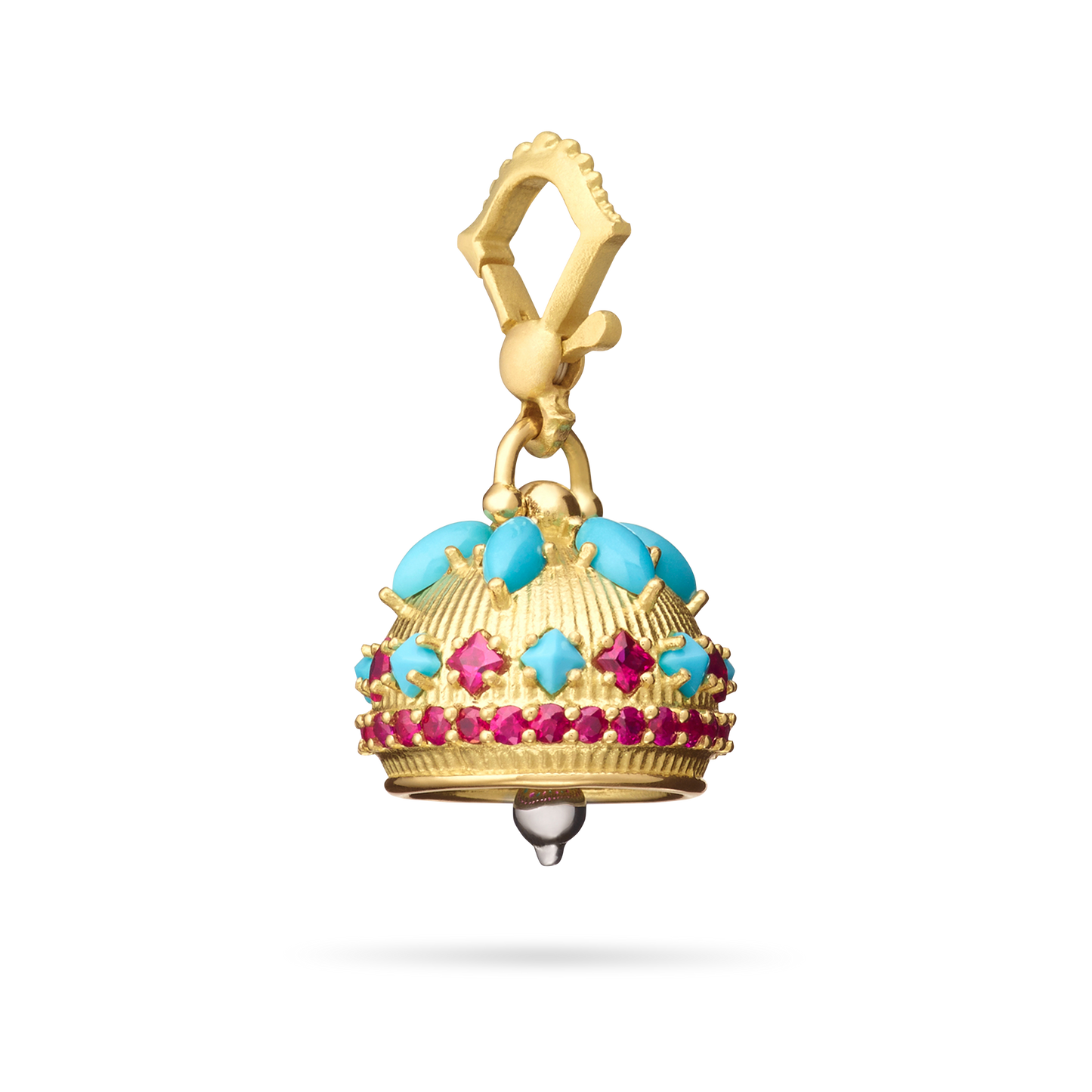 Meditation Bell With Precious Stones