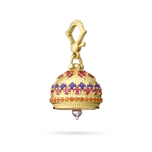 Meditation Bell With Gemstones