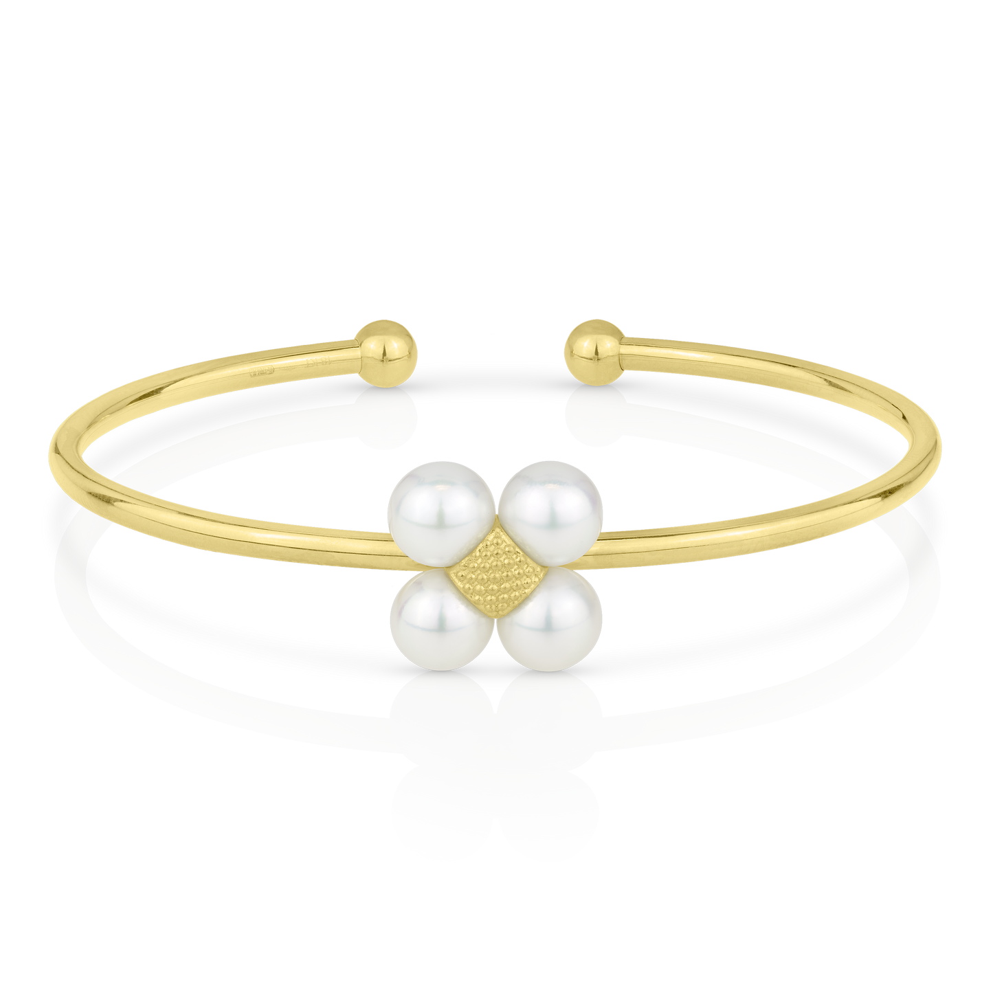Pearl Sequence Bangle Bracelet