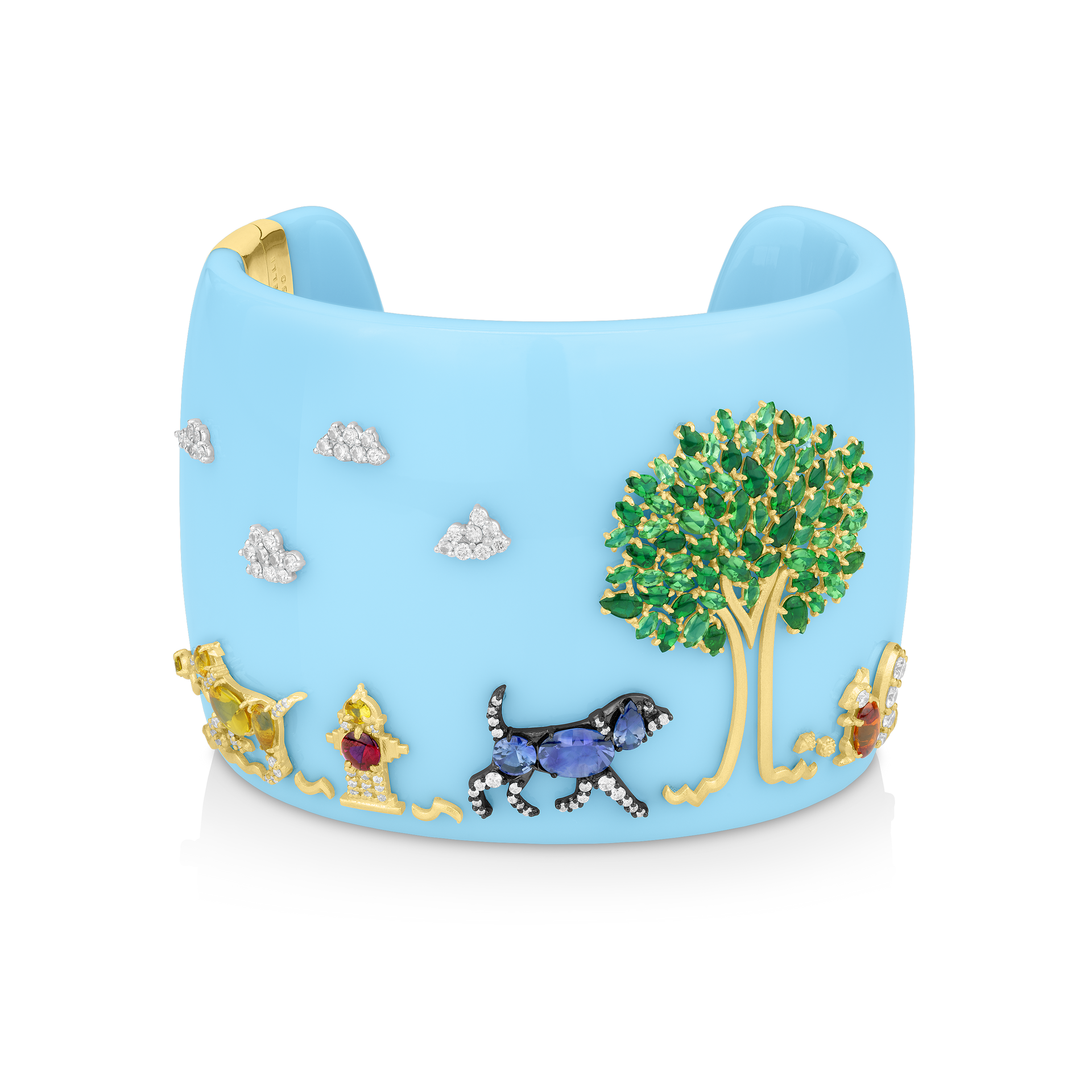Walk in the Park Acrylic Cuff | Fine Jewelry Cuff Bracelet – Paul