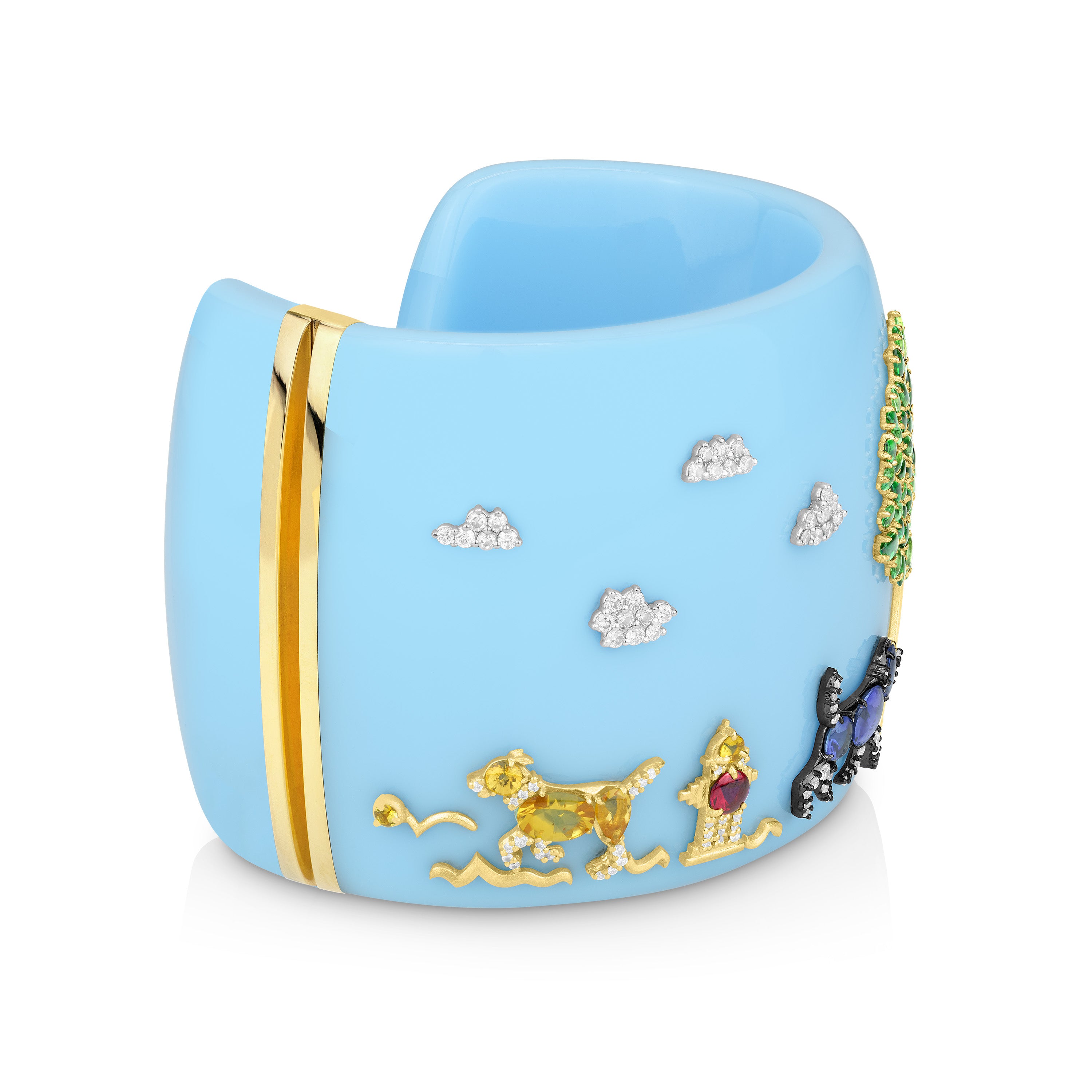 PAZ COLLECTIVE/パズコレクティブ Wright cuffバングル Walk in the Park Acrylic Cuff | Fine Jewelry Cuff Bracelet – Paul