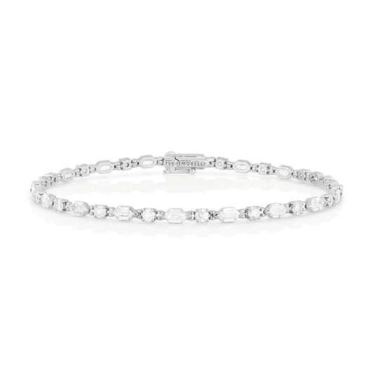 Elongated Diamond Bracelet