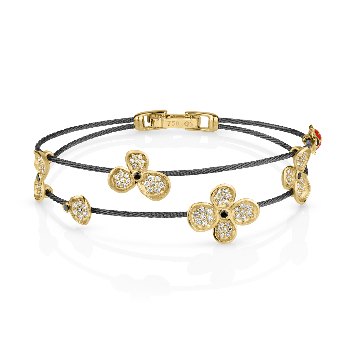 Forget Me Not Double Wire Bracelet