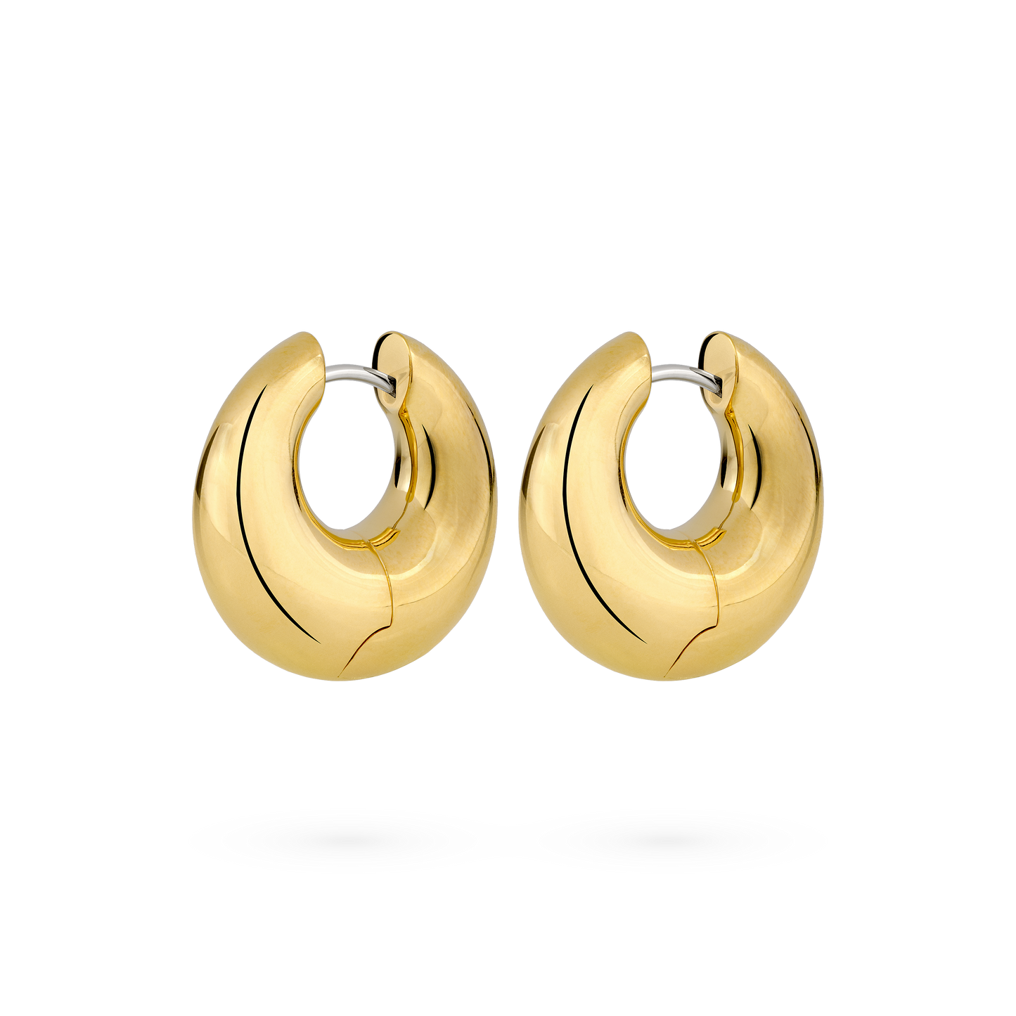 Ultimate Gold Tapered Hoop Earrings