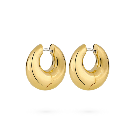 Ultimate Gold Tapered Hoop Earrings
