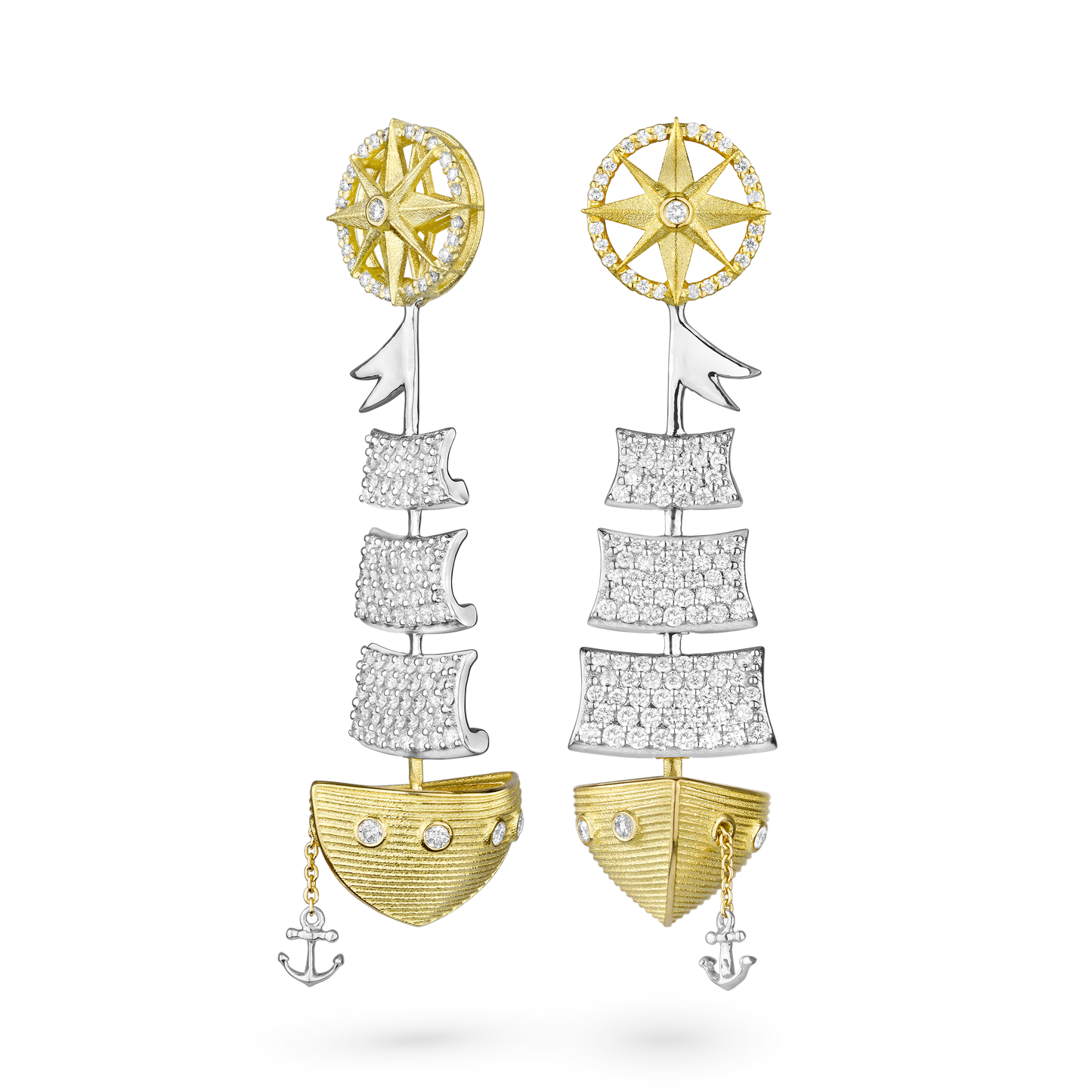 Sailing Ship Earrings