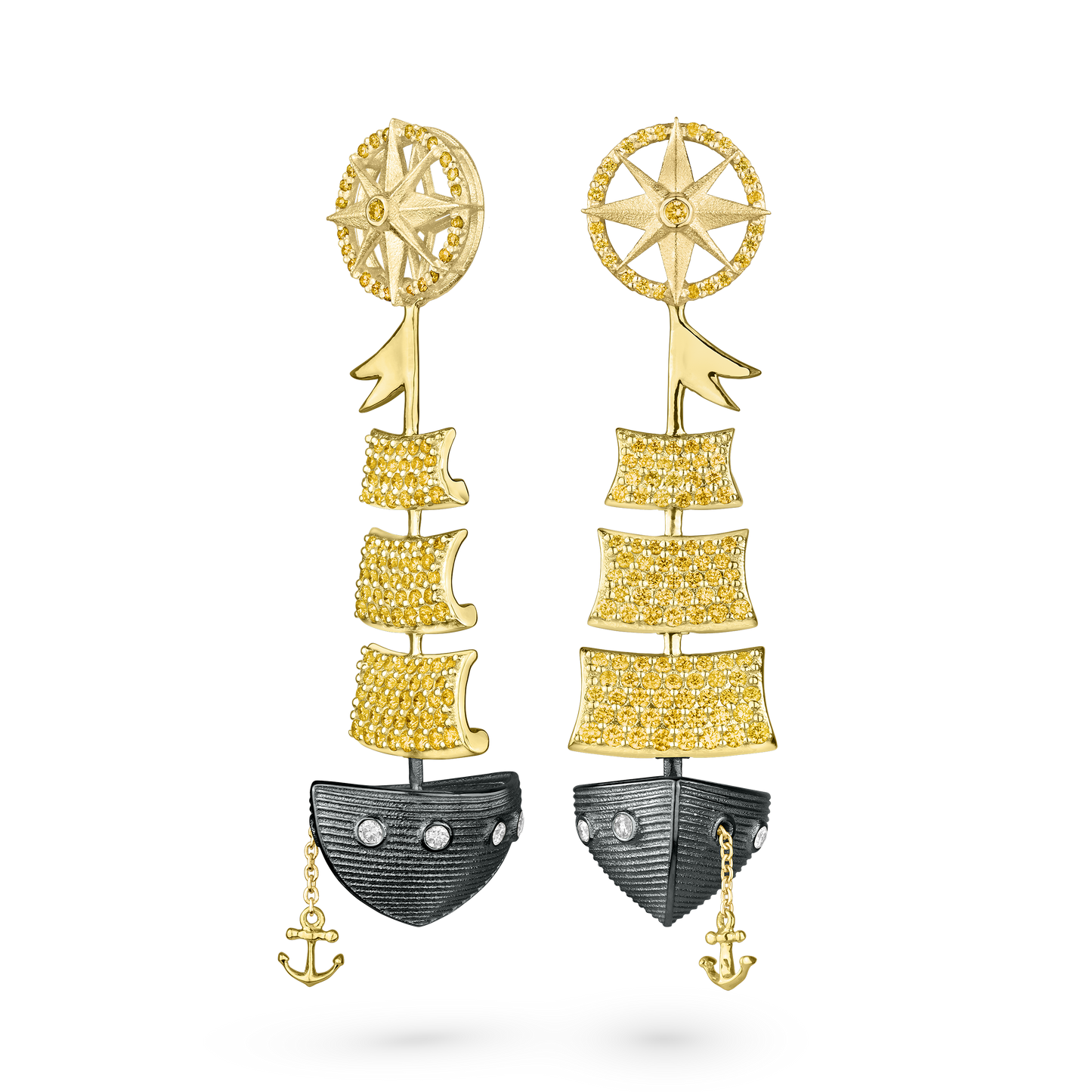 Sailing Ship Earrings