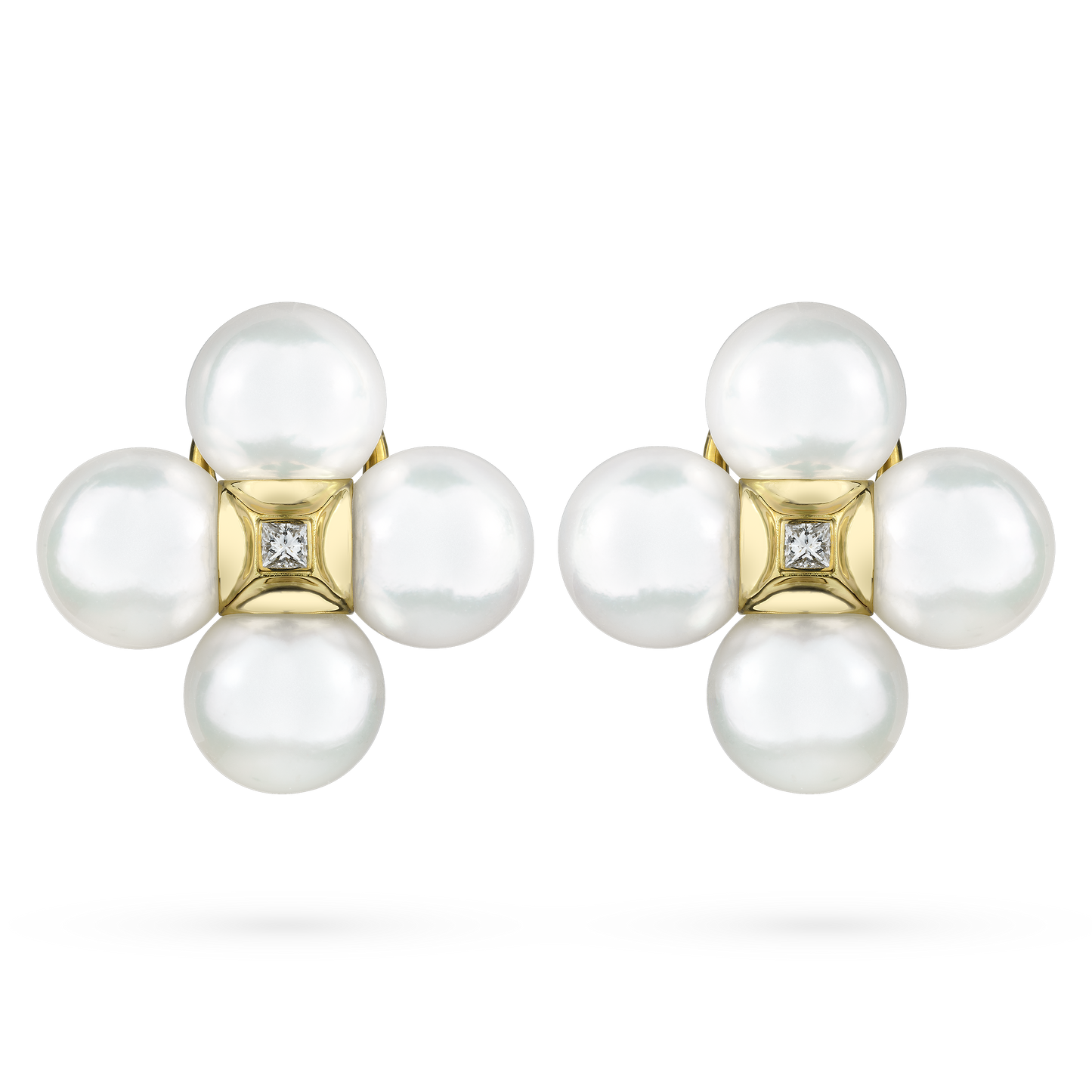 XL Pearl Sequence Clip Earrings