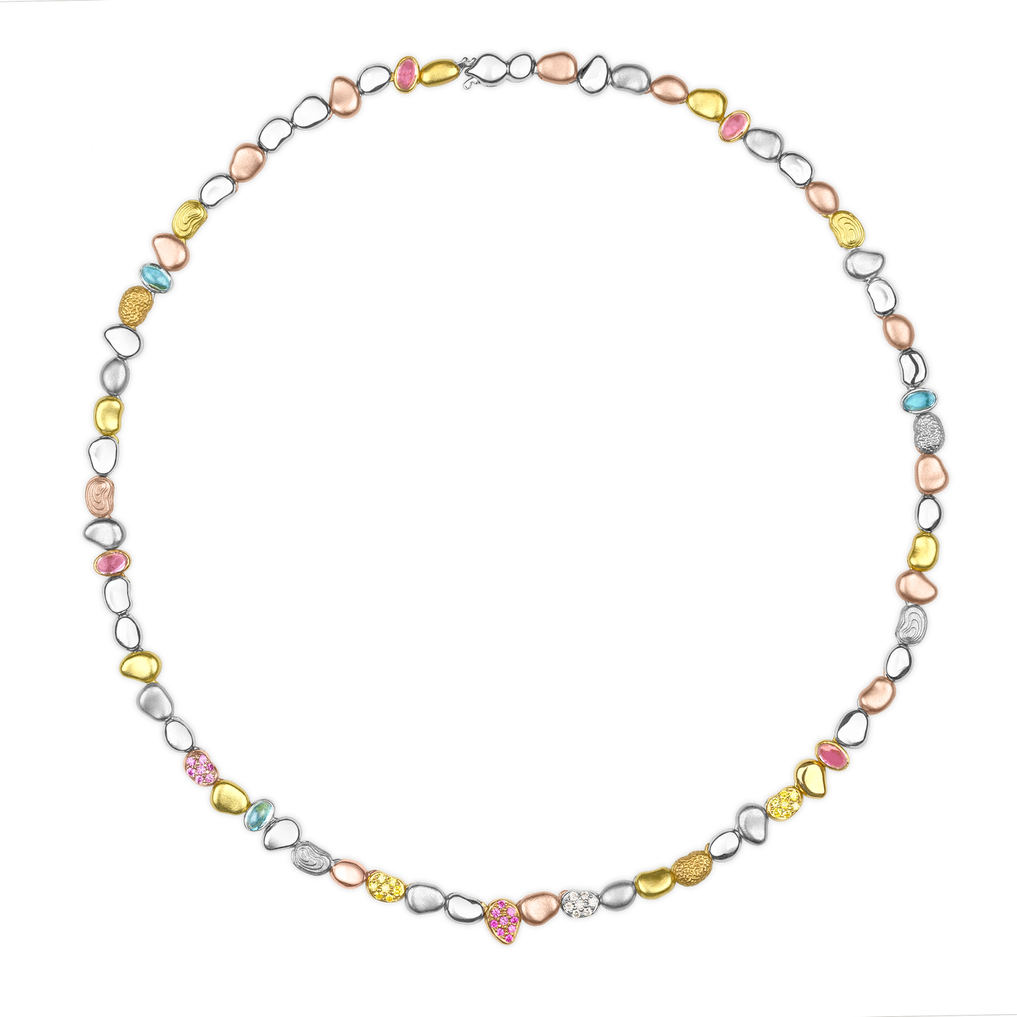 Single Pebble Necklace (Spring Version)
