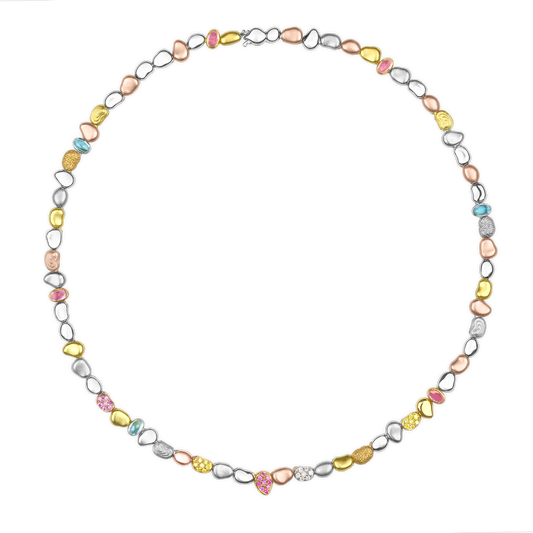 Single Pebble Necklace (Spring Version)