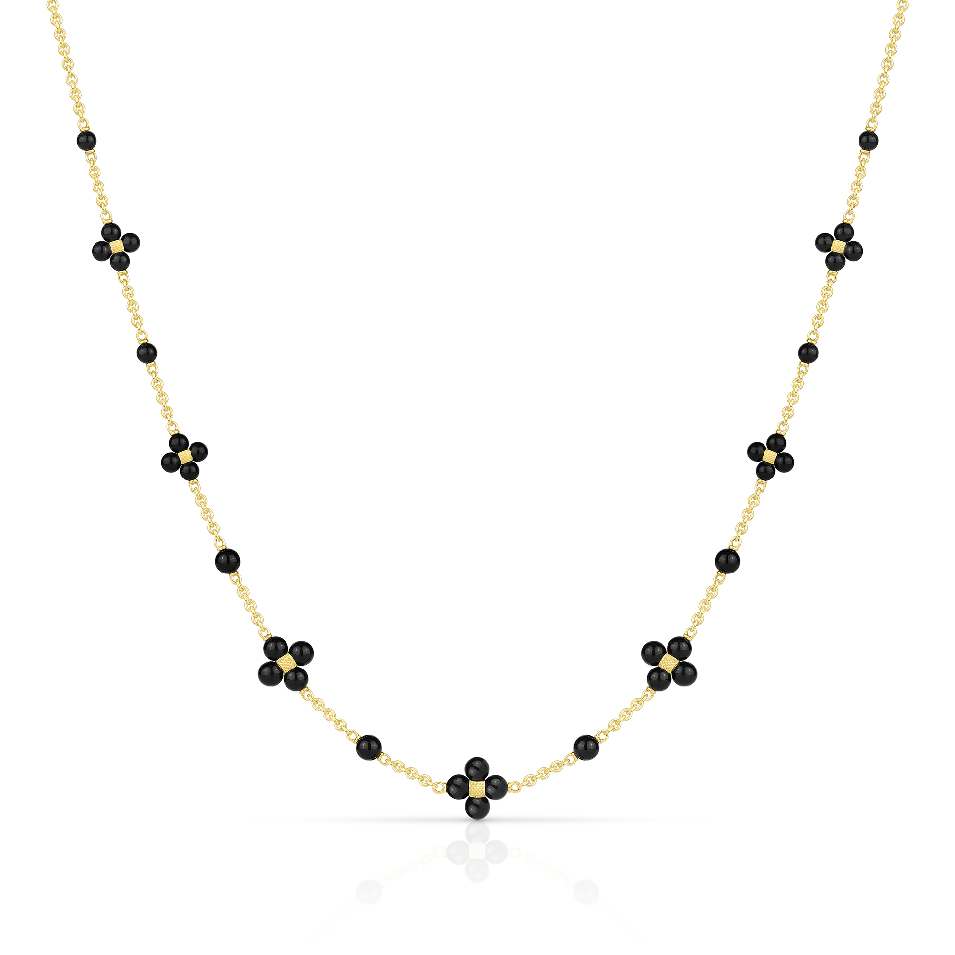 ★MIDNIGHT MOMENT.★ pierce ball string necklace black MIDNIGHT MOMENT