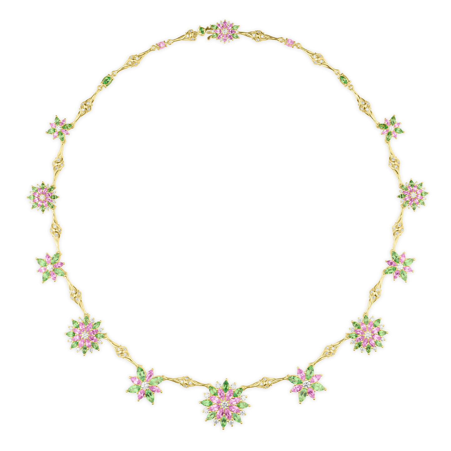 Dahlia Link Necklace