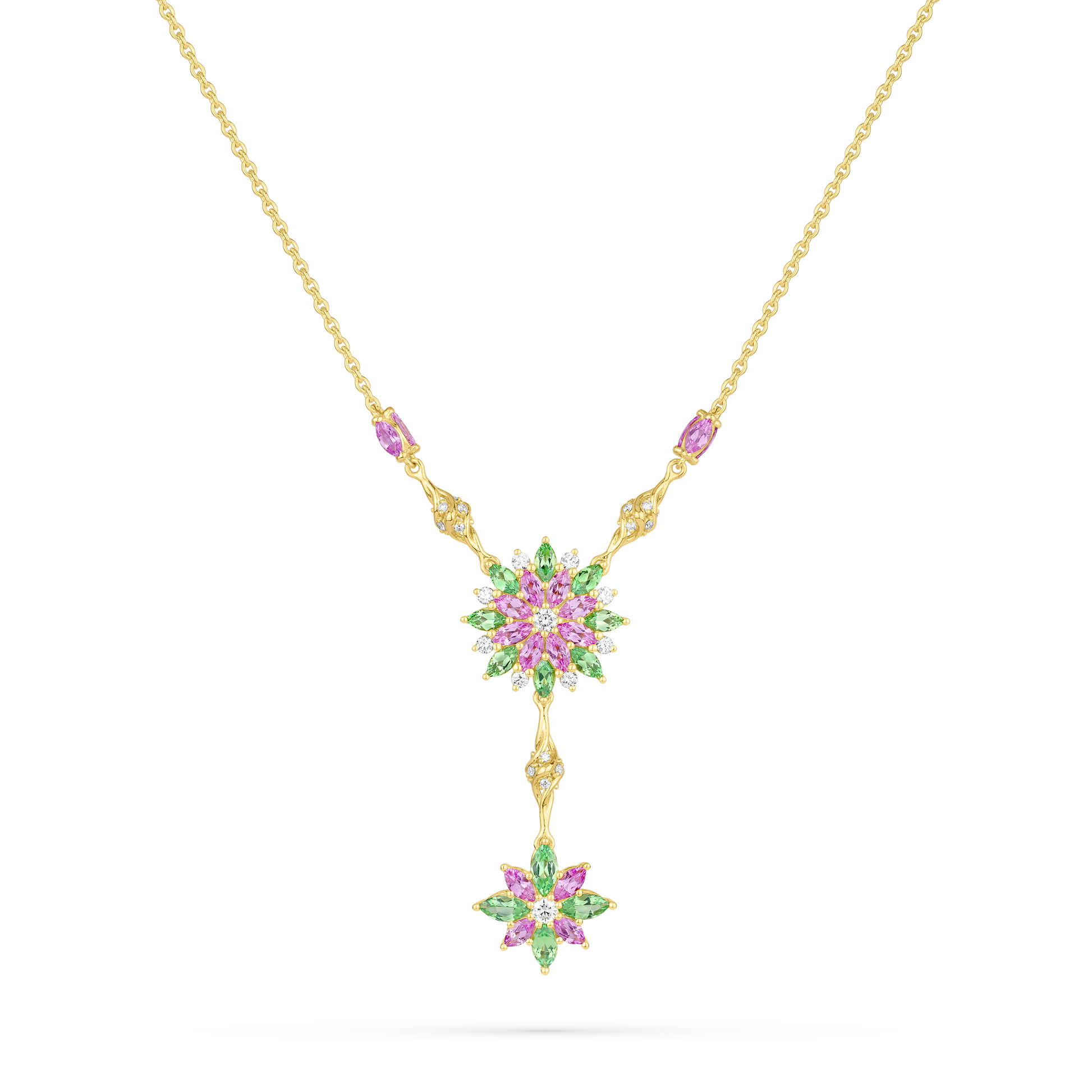 Dahlia Chain Necklace – Paul Morelli Design, Inc. Dahlia Chain Necklace – Paul Morelli Design, Inc.