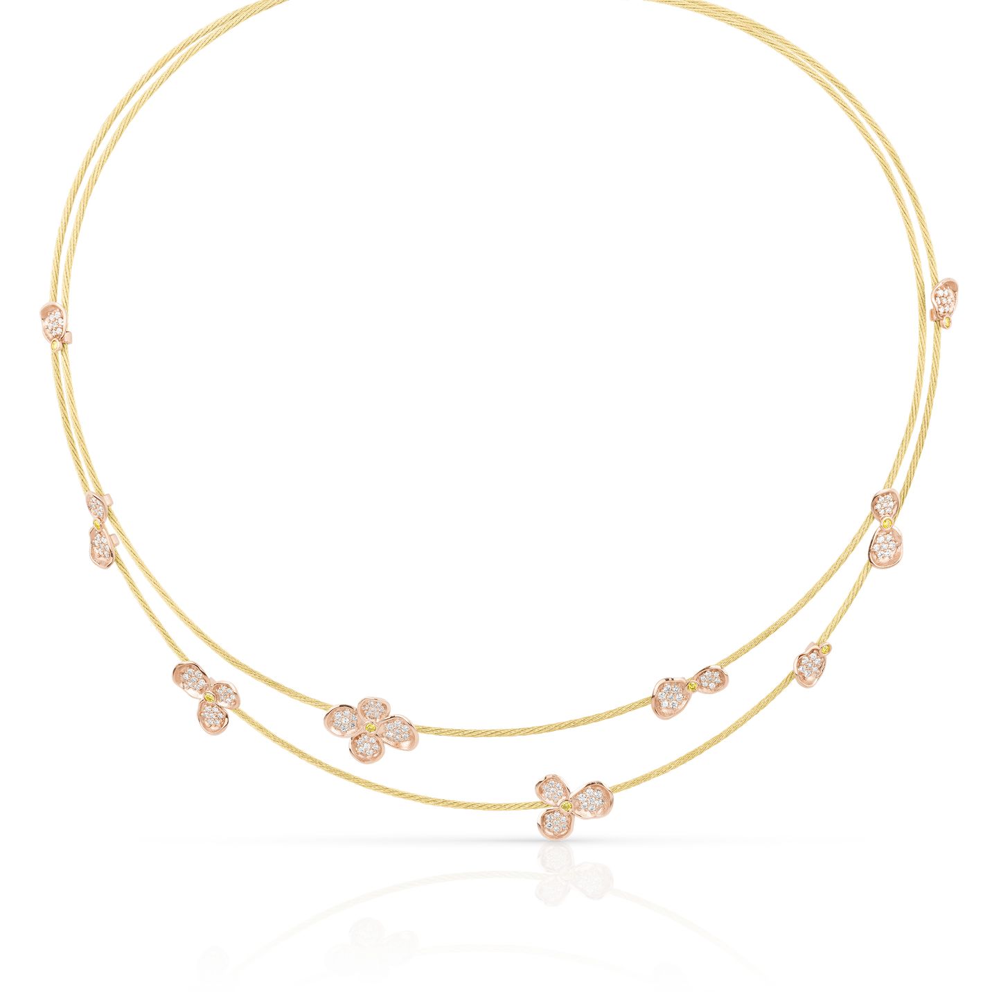 Forget Me Not Double Wire Necklace – Paul Morelli Design, Inc.