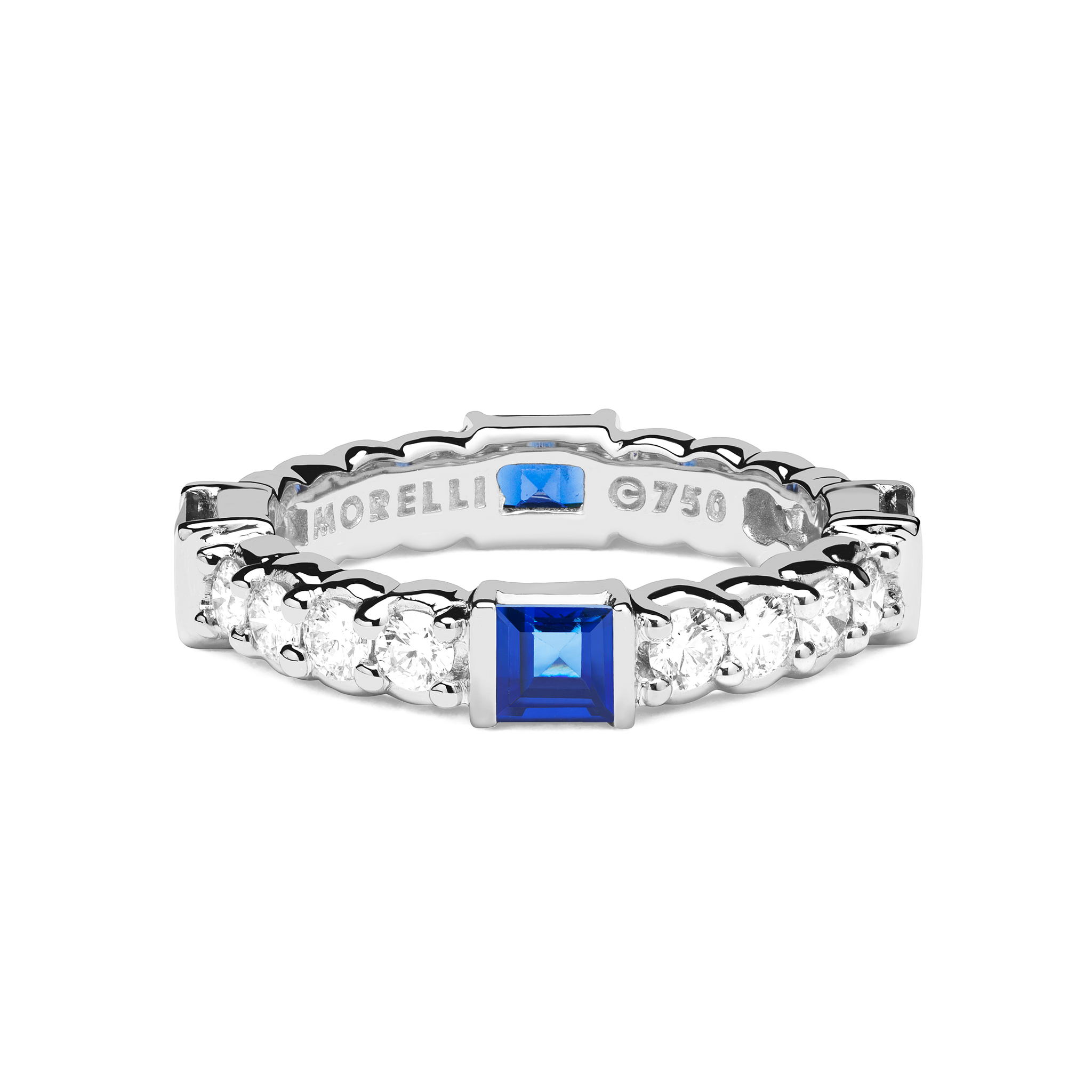 Pinpoint Square Diamond Eternity Ring – Paul Morelli Design, Inc.