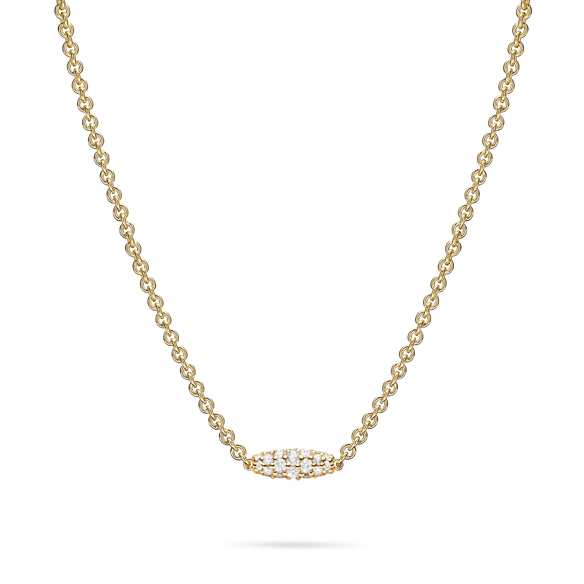 PINO LANCETTI K18 925 combi necklace