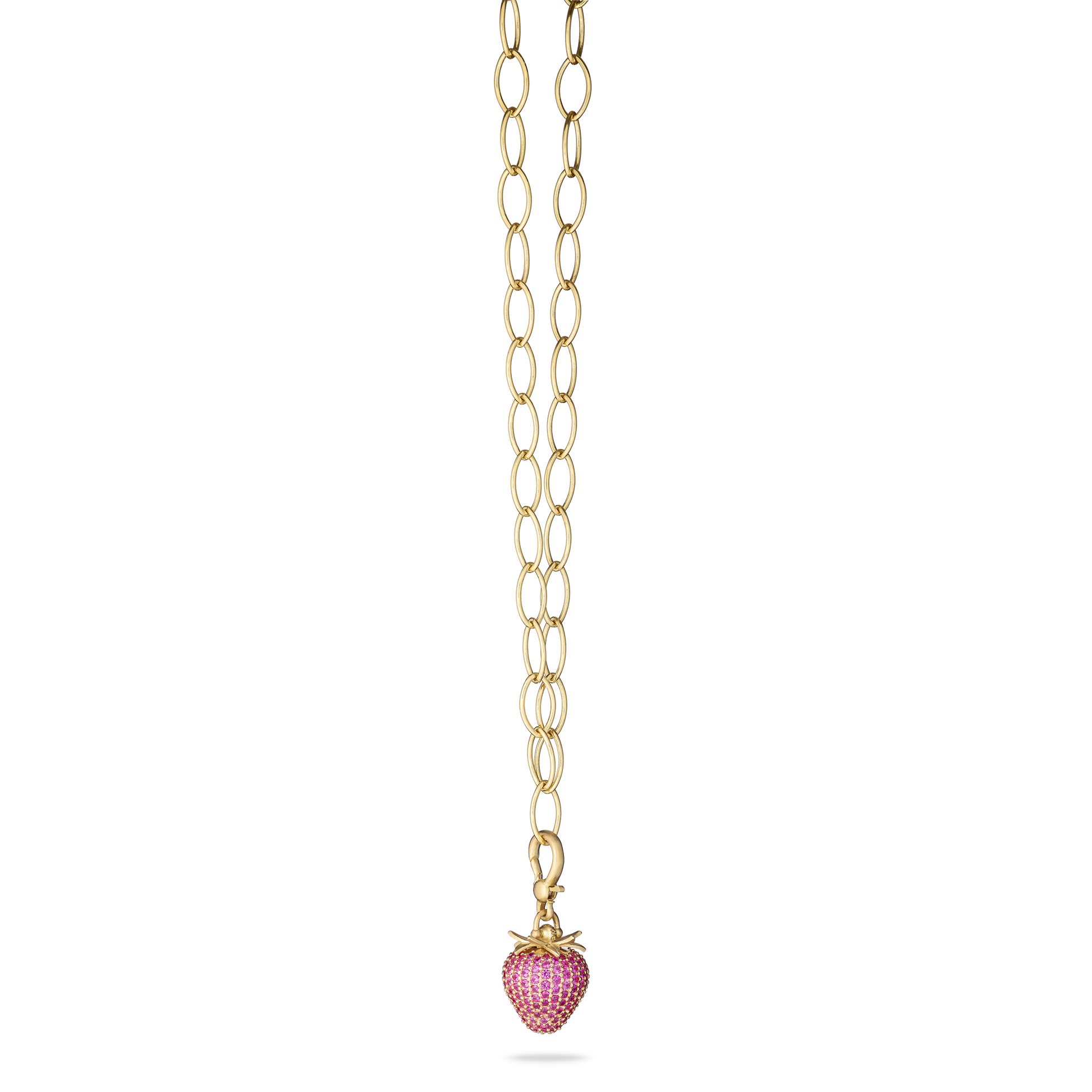 seeded strawberry fruit charm Strawberry Charm