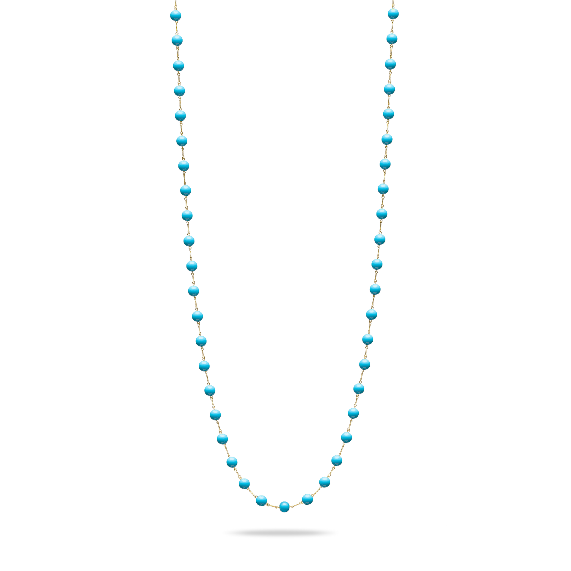 Turquoise Twist Link Necklace – Paul Morelli Design, Inc.
