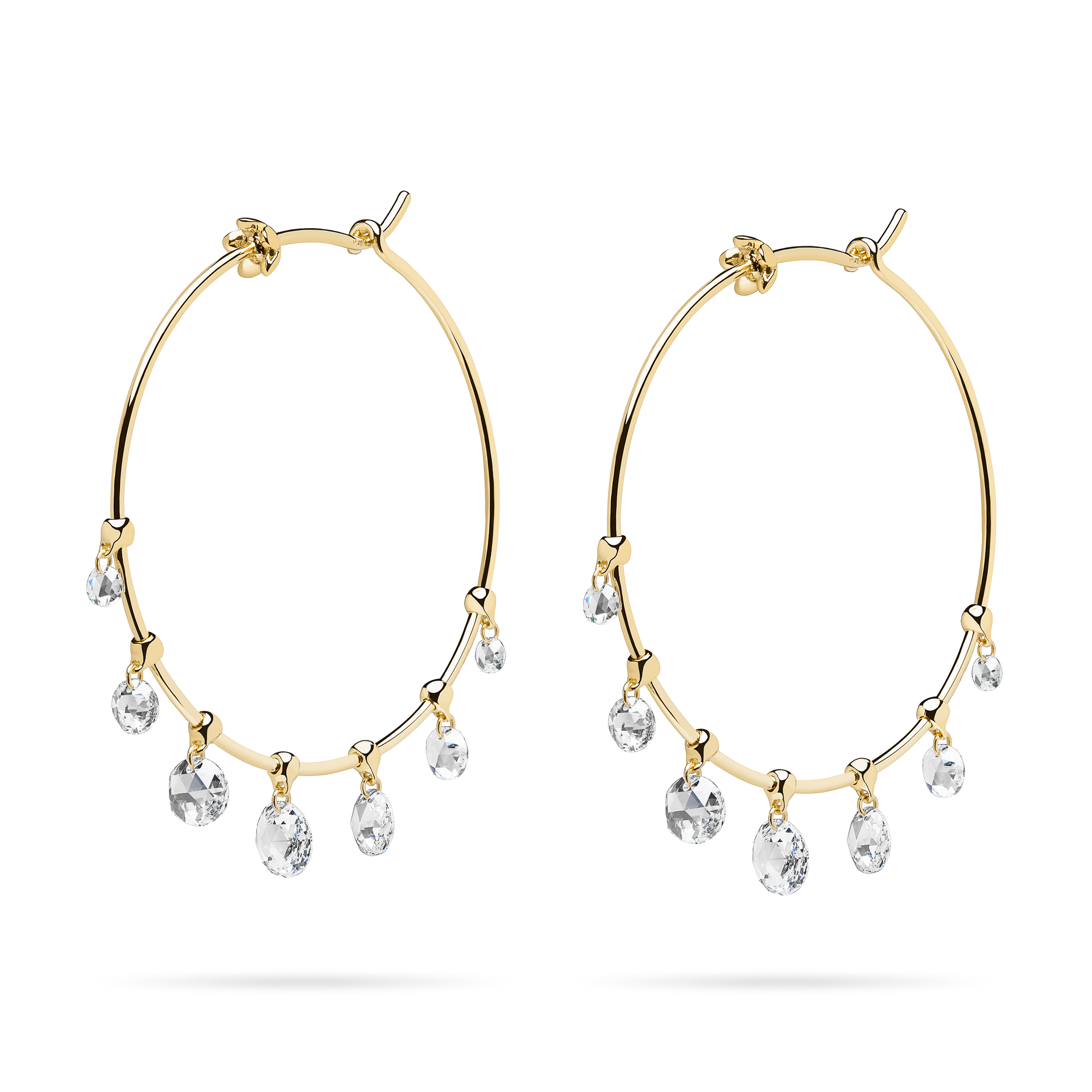 Wind Chime Diamond Hoop Earrings – Paul Morelli Design, Inc.