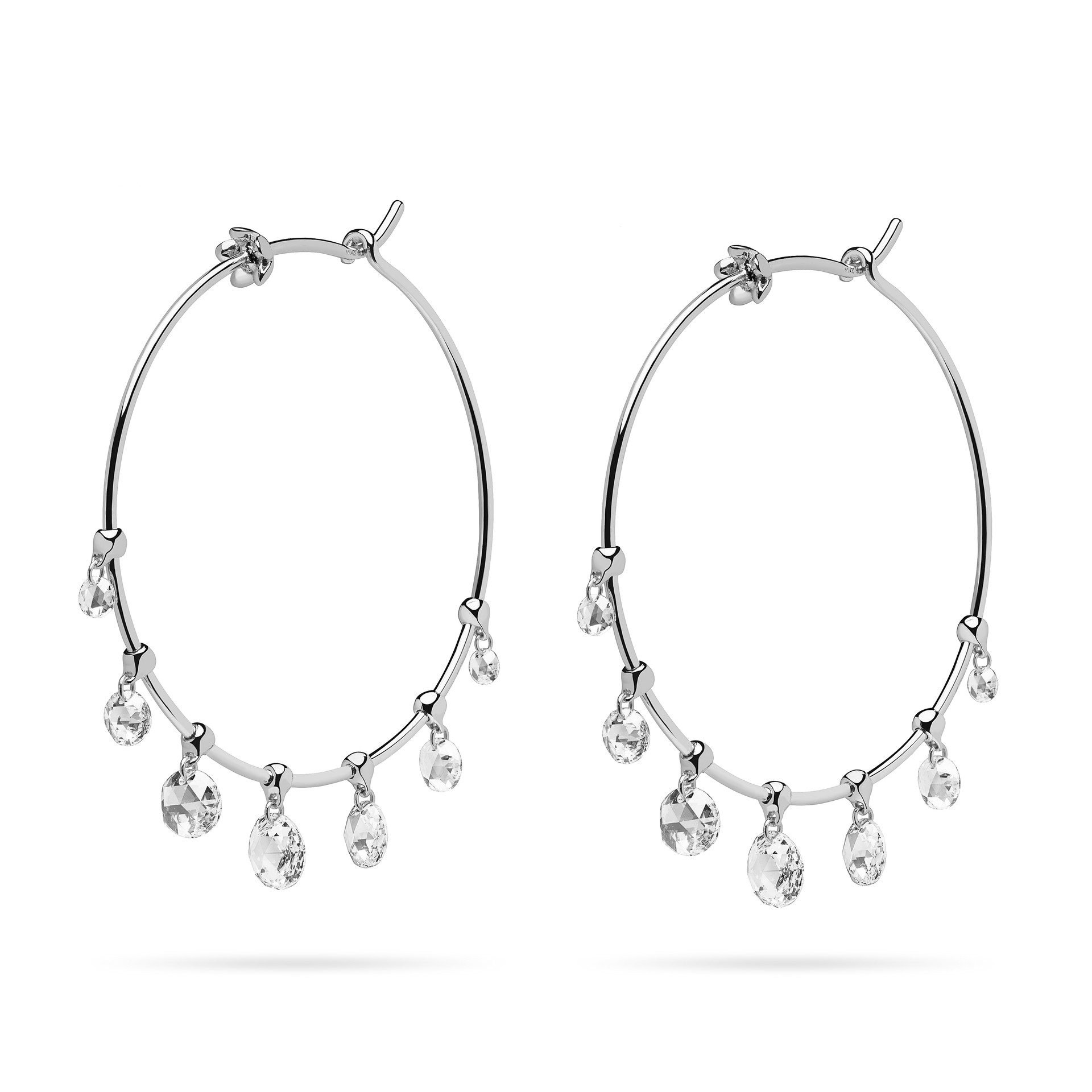 Wind Chime Diamond Hoop Earrings – Paul Morelli Design, Inc.